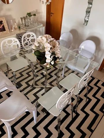 Conjunto mesa com 8 cadeiras  - Foto 4