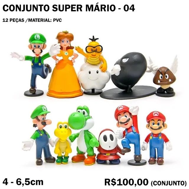 Super Mário - Conjunto PVC