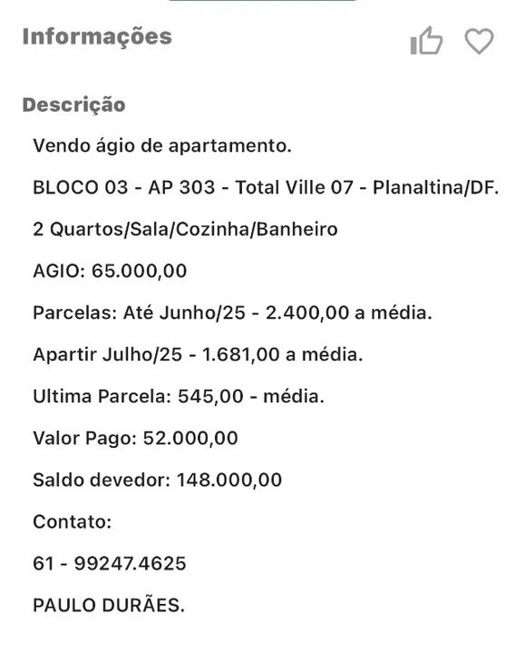 foto - Brasília - Setor Habitacional Vicente Pires