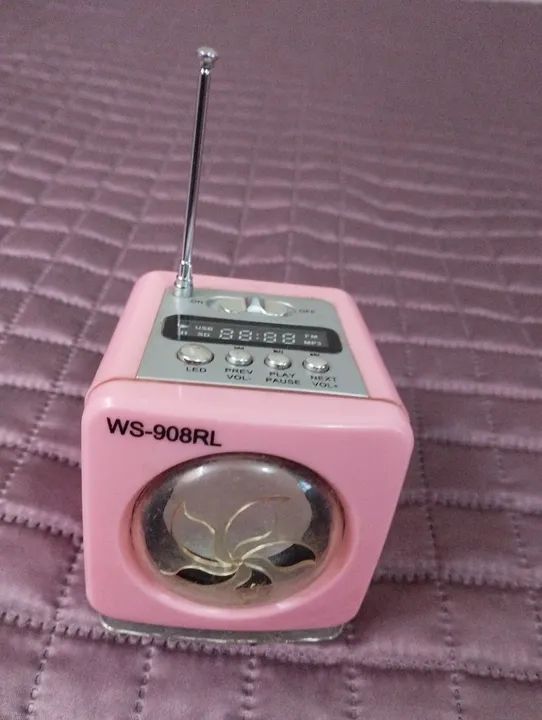 Rádio Portátil WS-908RL - Novo