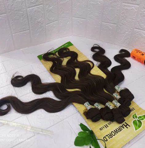 Cabelo Organico Ondul 55cm 16" 18 20 20 18 16 260g  Tela - Cor (#6)