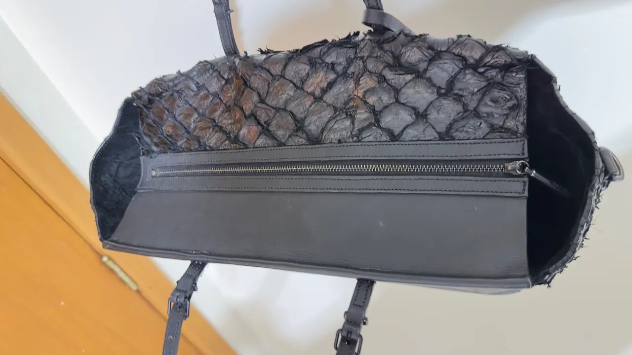 Bolsa Osklen Original Pirarucu - Foto 6