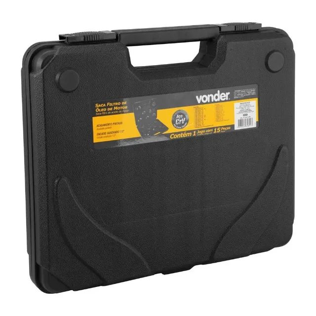 Jogo Saca Filtro de Oleo Motor Com 15 Peças Vonder - Foto 2