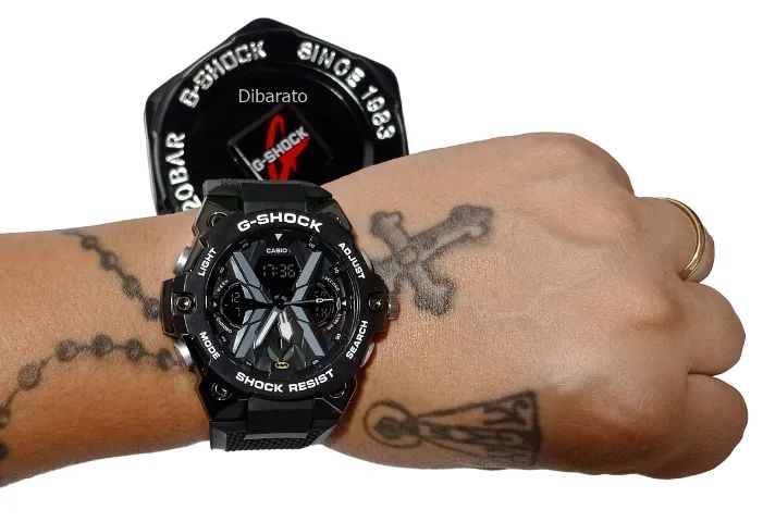 G-shock Casio Batman kit Branco + Preto estojo de aço  - Foto 4