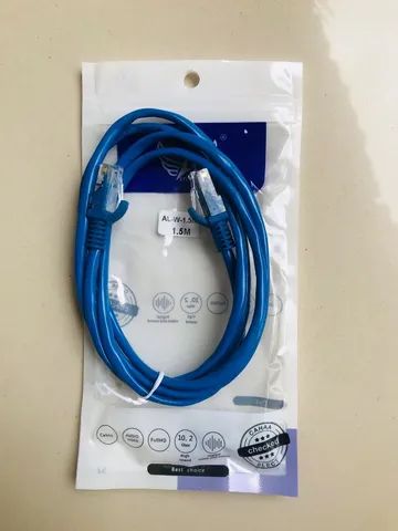 Cabo de Rede LAN Internet/Ethernet Novo (1,5m) Garantia - Foto 2