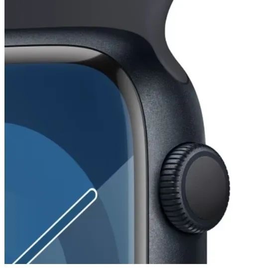Apple Watch Series 9 Caixa meia-noite de alumínio 45 mm Pulseira esportiva M/G - Foto 6