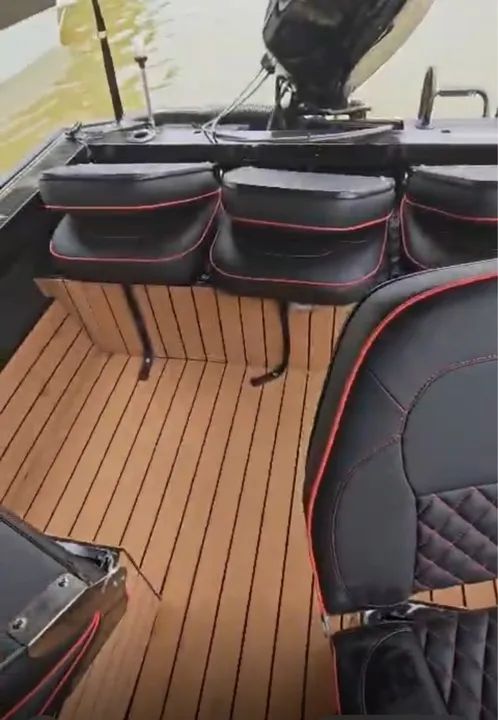 Lancha semi nova linda  - Foto 6