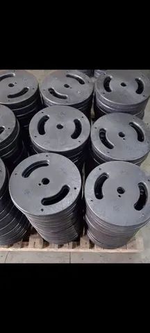Kits de dumbells injetados,  anilhas e outros - Foto 3