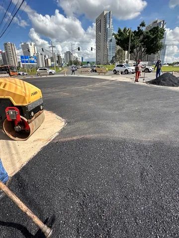 Asfalto quente, quebra-molas, terraplenagem, calçada e meio fio, serviços em geral - Foto 4
