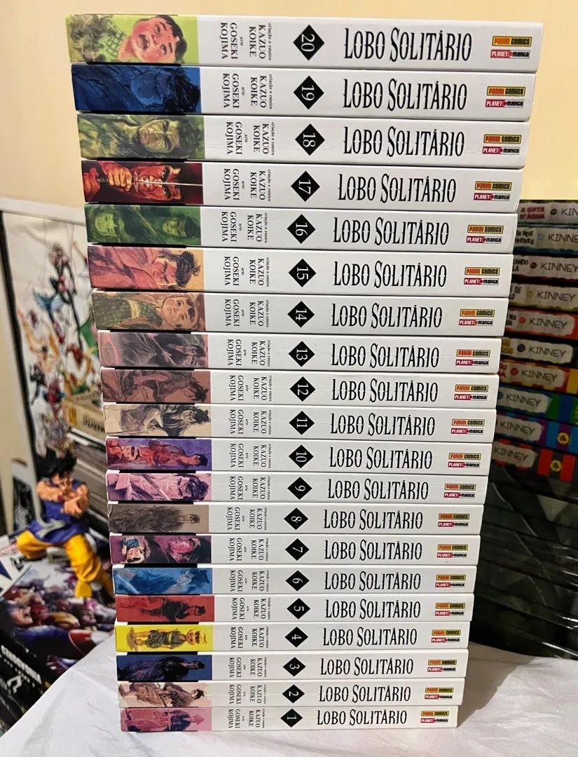 Lobo Solitário Edição de luxo volumes 1 ao 19 em ótimo