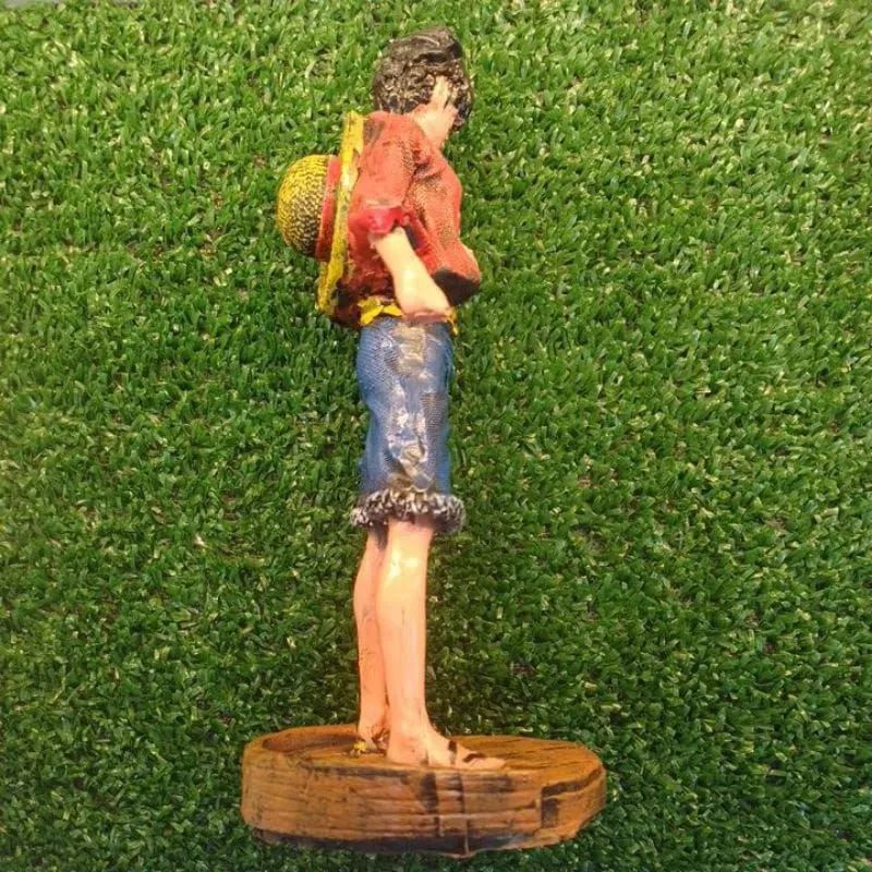 Boneco de Ação do Luffy do One Piece Chapéu de Palhaço Estátua 20cm  - Foto 2