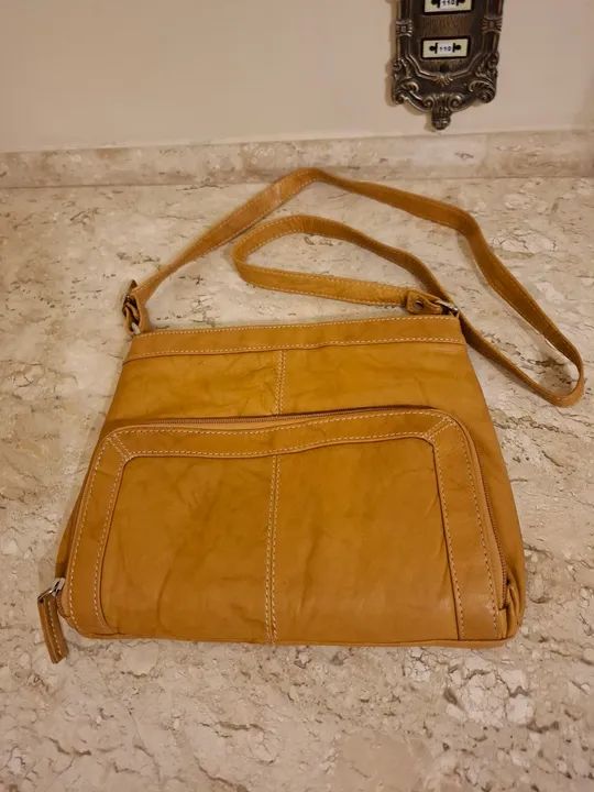 Bolsa couro legítimo EUA