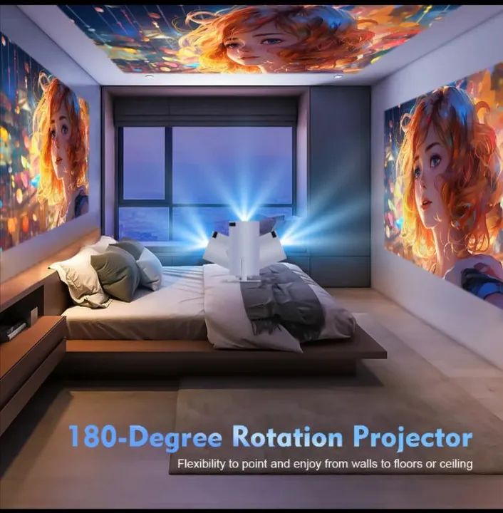 Projetor 4K Ultra HD com Wi-Fi 6 e Bluetooth 5.0 - Foto 3