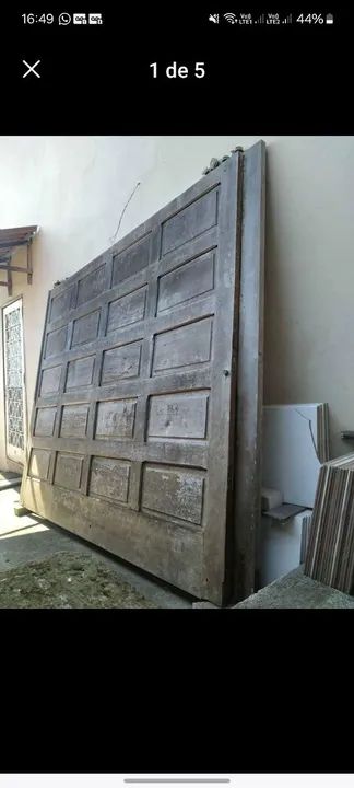 Portas de garagem  ( imbuía ) - Foto 4