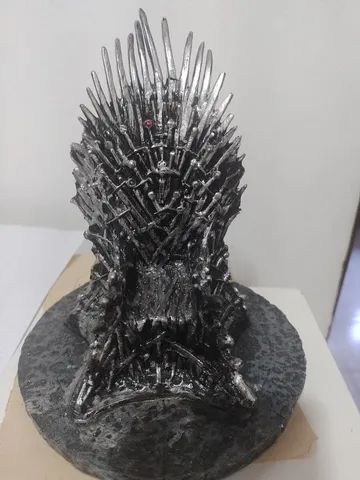 Game of thrones - Trono de ferro em resina - Foto 3