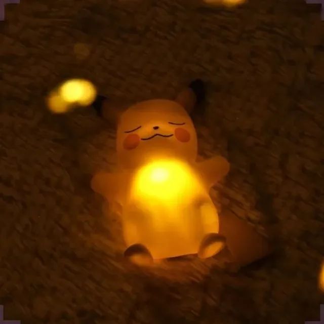 Luminária Pikachu Pokemon Luz Noturna Lâmpada Led - Utilidades