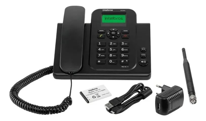 Telefone rural 4G Intelbras CF9041 - FUNCIONA COMO ROTEADOR DE INTERNET DO CHIP - Foto 5