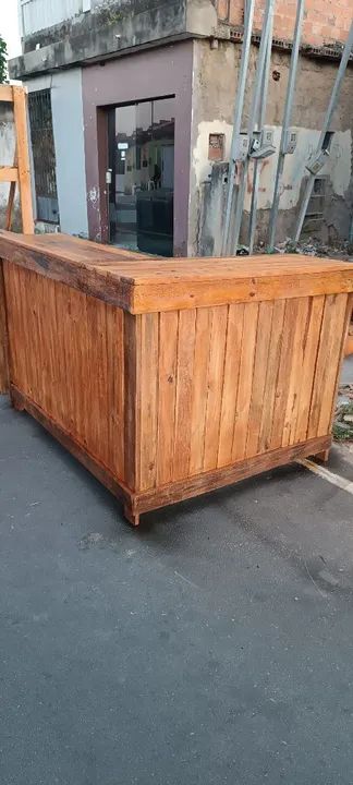 Balcao de Madeira Rústica - Foto 2