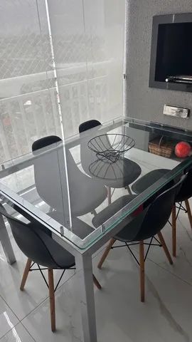 JOGO DE MESA COM 4 CADEIRAS - Foto 2