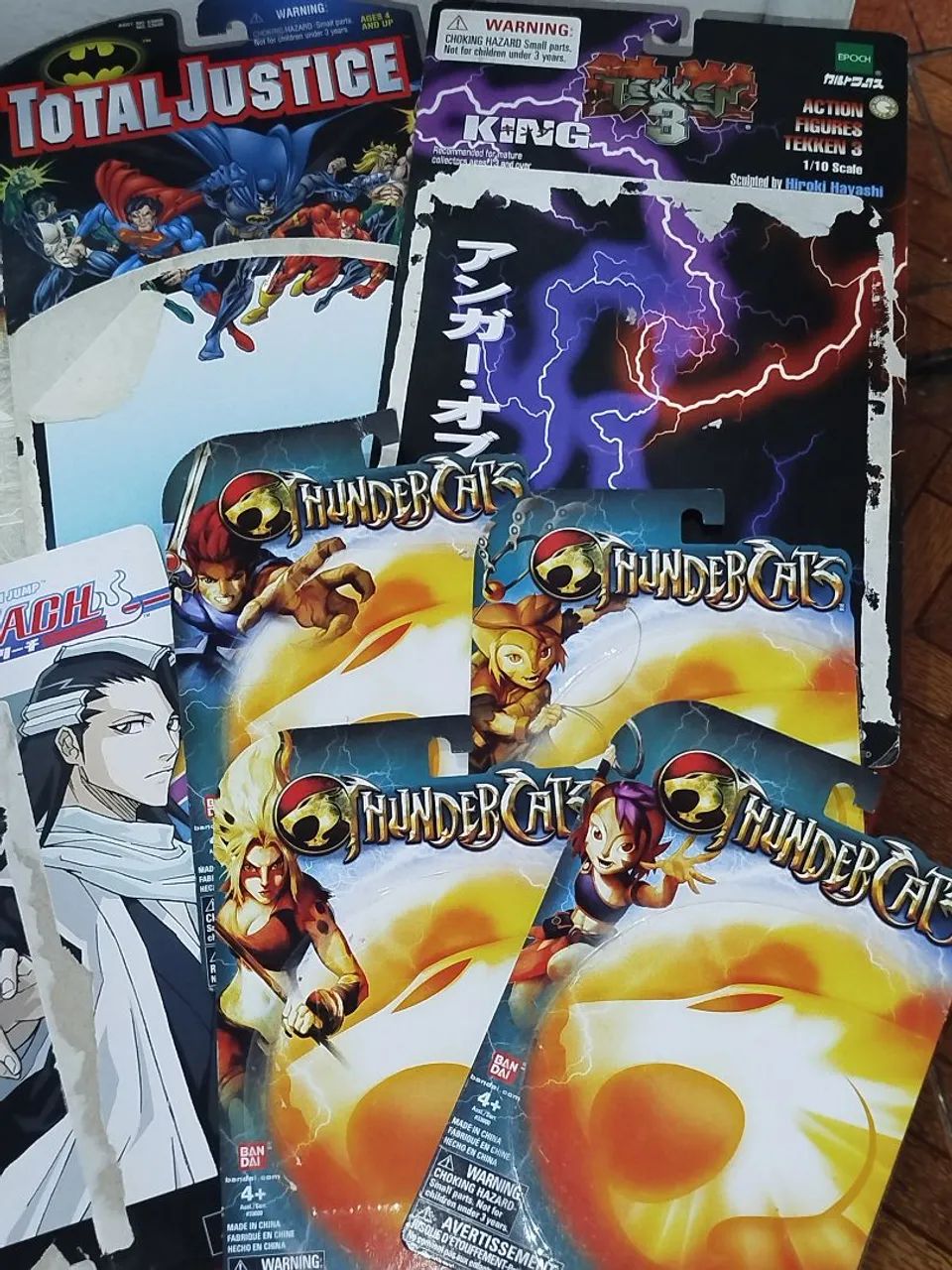 Lote Cartelas Thundercats Transformers Bleach Liga Tekken  - Foto 3