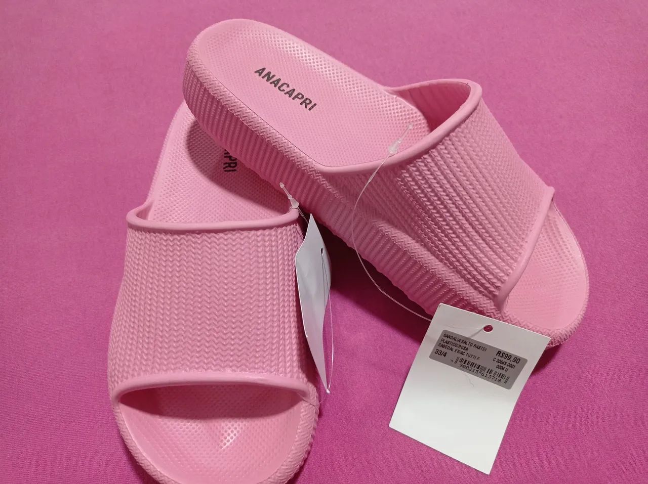 Sandálias Ana Capri - Rosa - 33/4