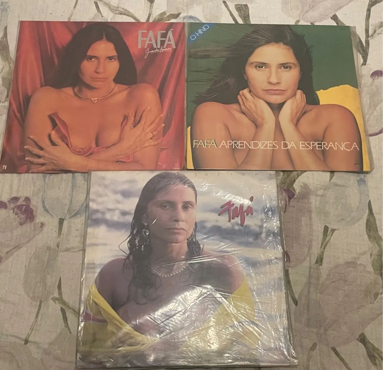 Combo Discos de Vinil da Fafá de Belém