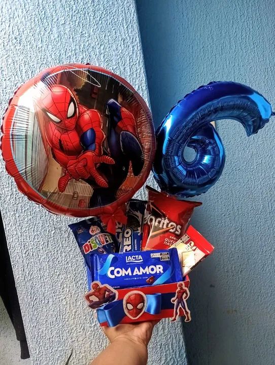 Cesta do homem aranha (qualquer tema)