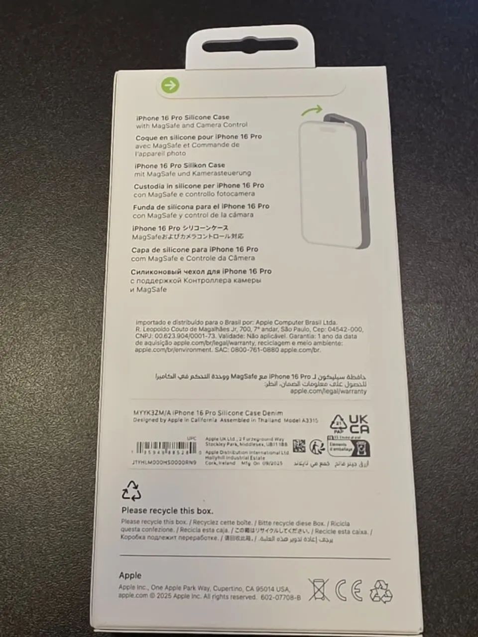 capa de silicone - iphone 16 pro - ORIGINAL - NOVA - Foto 2