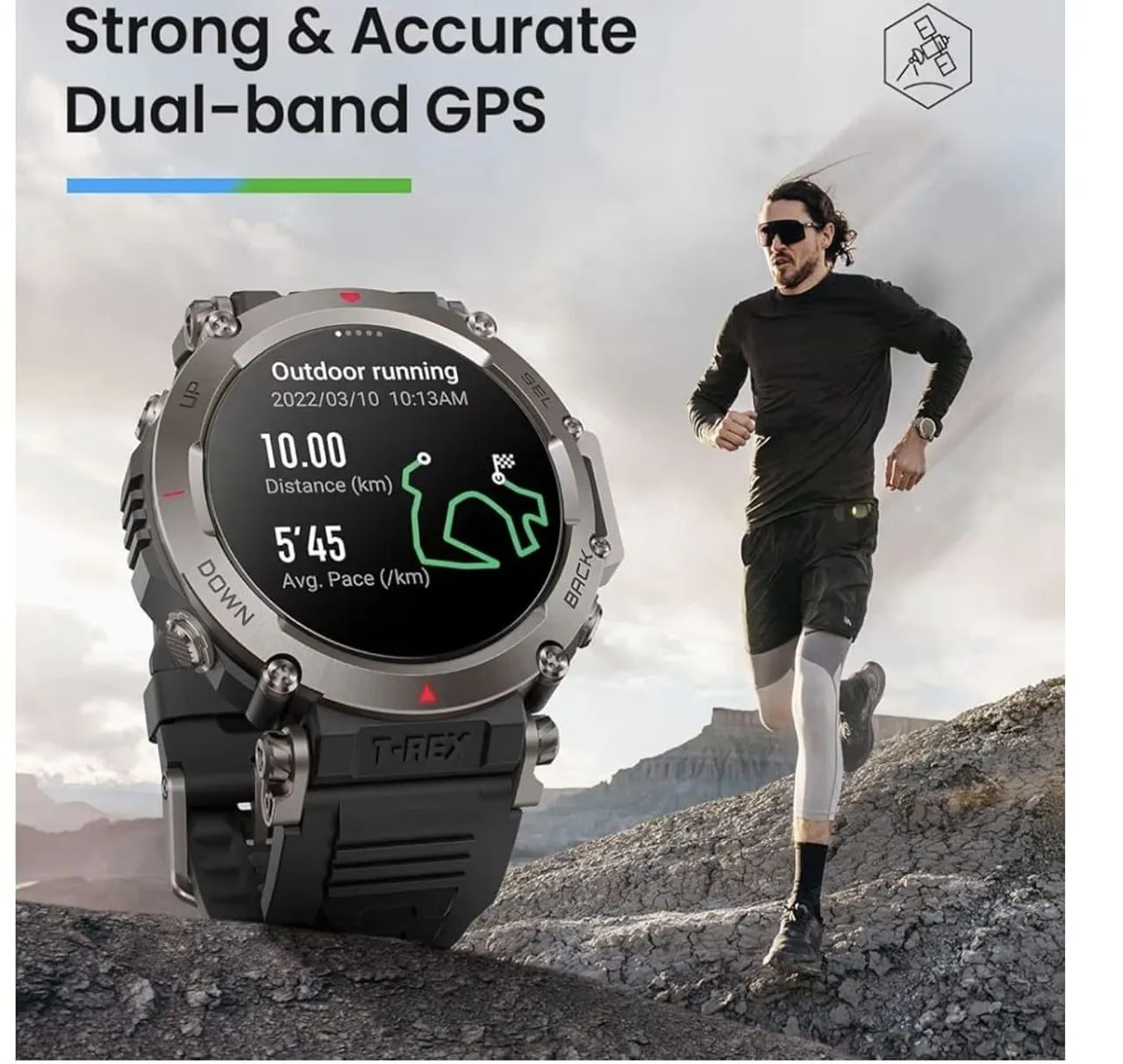 AMAZFIT T-REX ULTRA 47mm MODELO A2142 - Foto 3