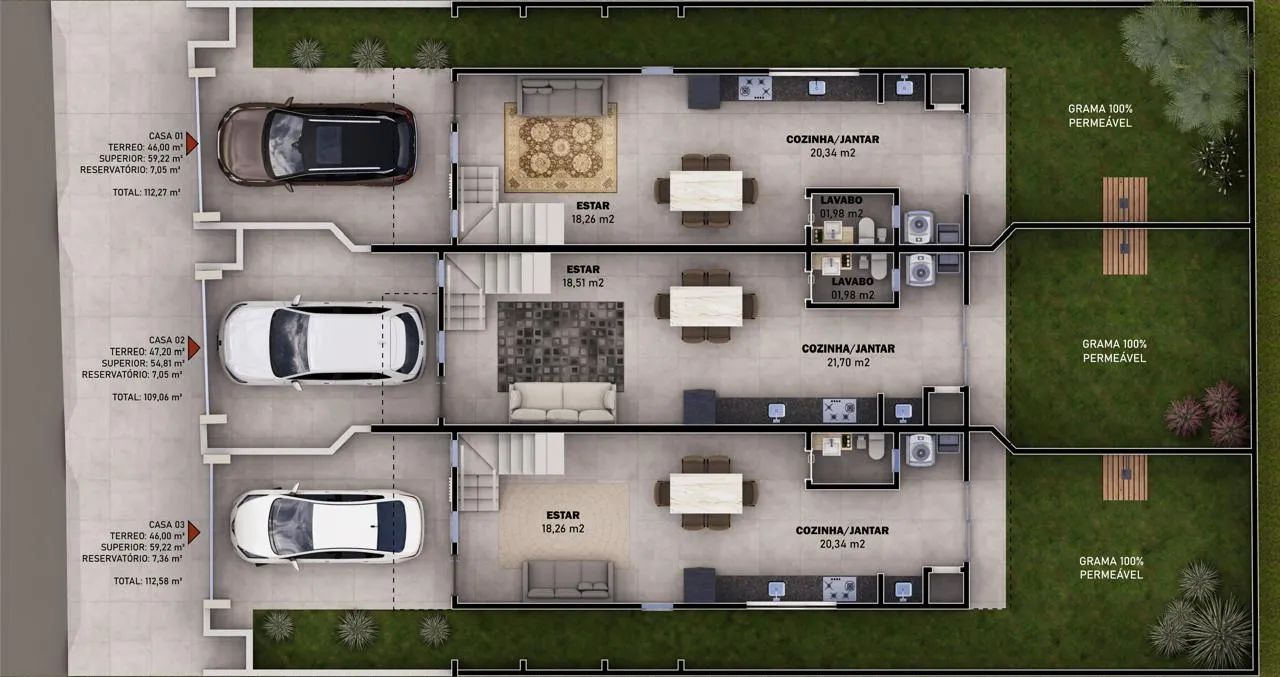 Casa Rio Vermelho 3 quartos(suíte), ótima localização - Foto 2