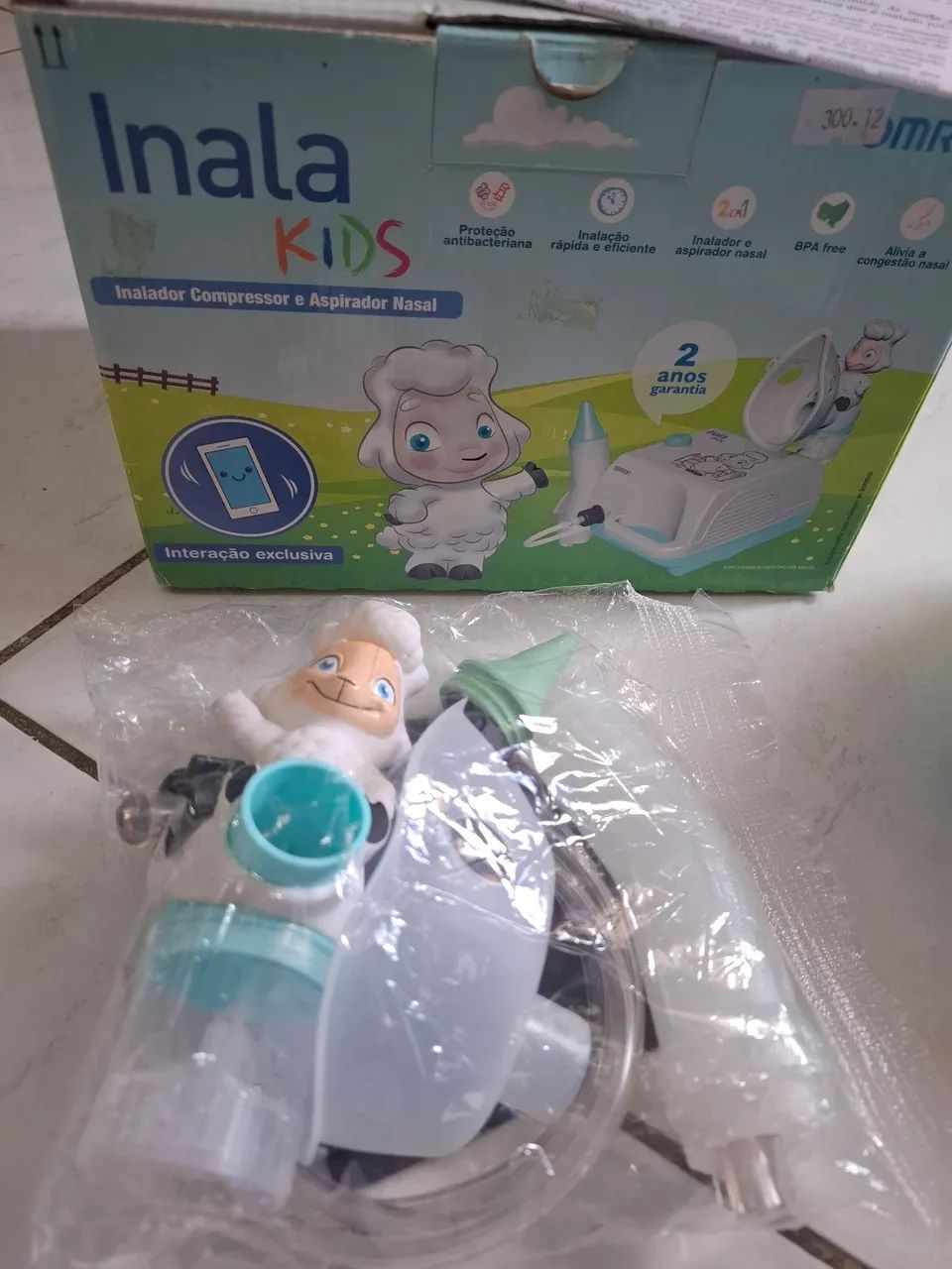 Inalador Compressor e Aspirador Nasal OMRON Inala Kids - Foto 4