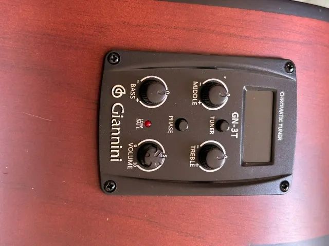 Violão Náilon Acústico Giannini Trovador NTR1 NS + Case Grátis - Foto 4