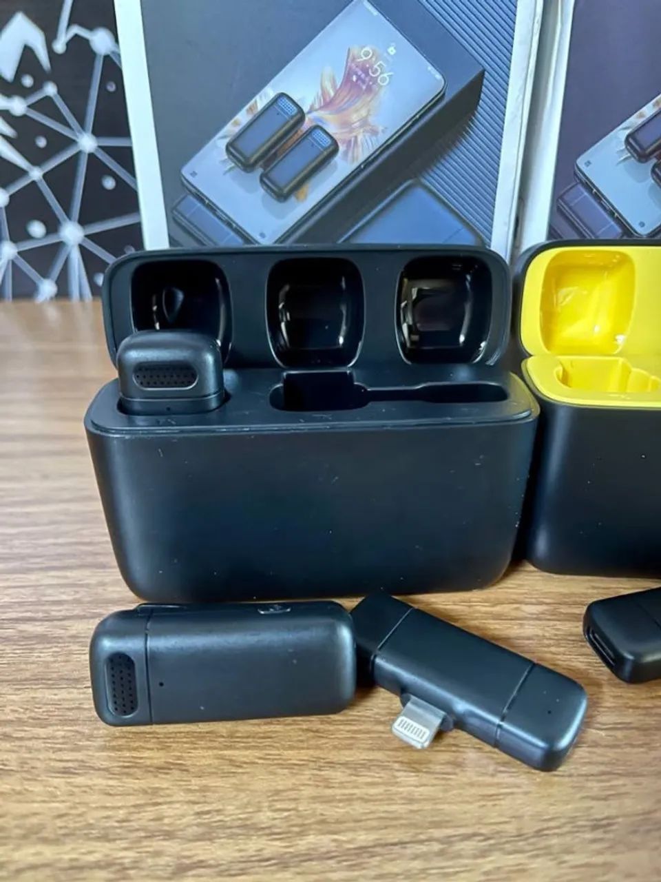 Microfone Lapela K30 Sem Fio Para iPhone e Android. - Foto 2