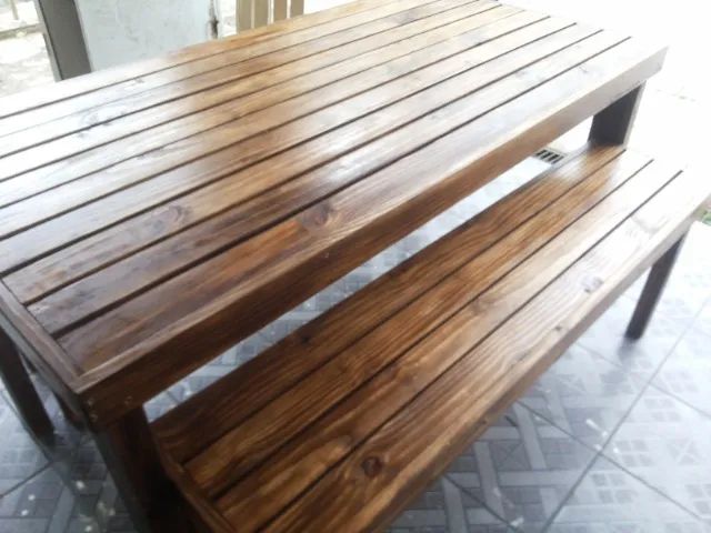 Mesa em Madeira Maciça - Atelier Gato Branco - Foto 2
