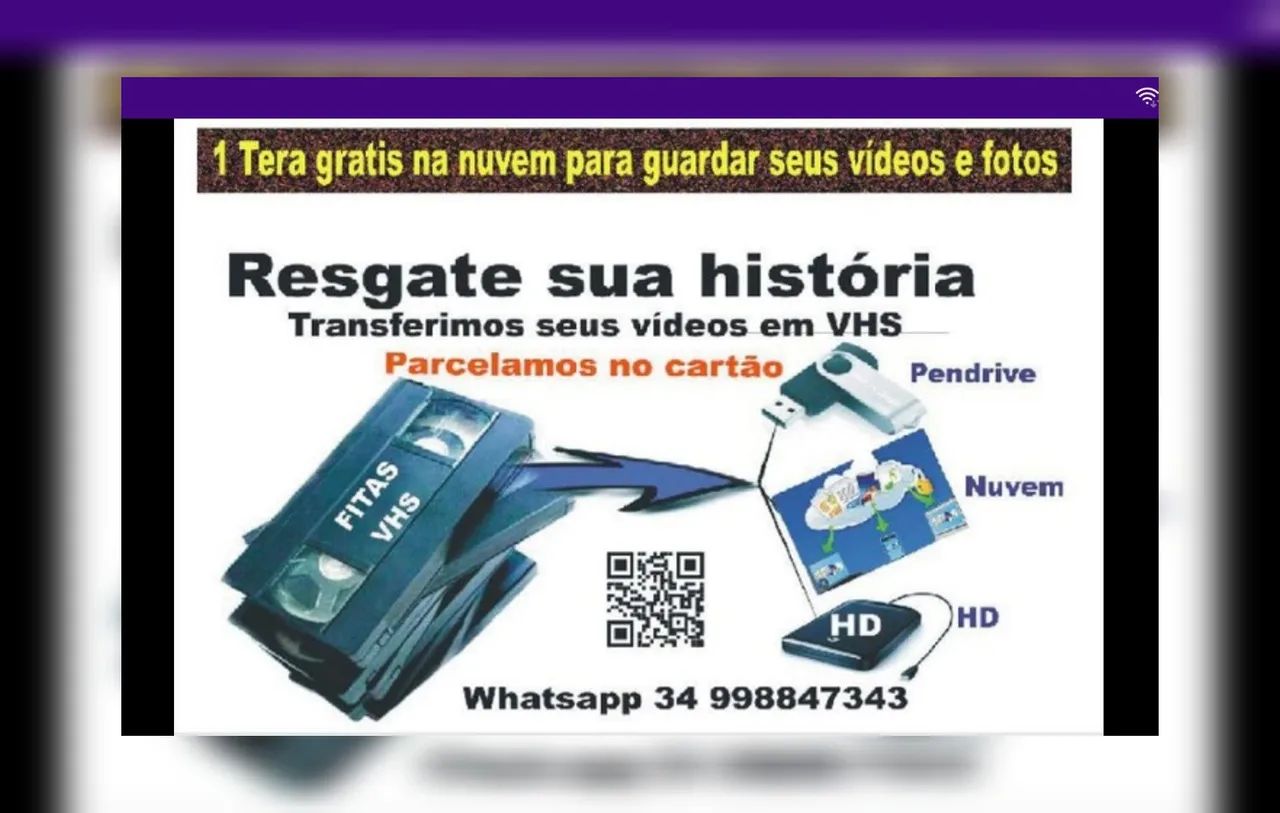 Conversão de material em Vhs para HD pen-drive  - Foto 2
