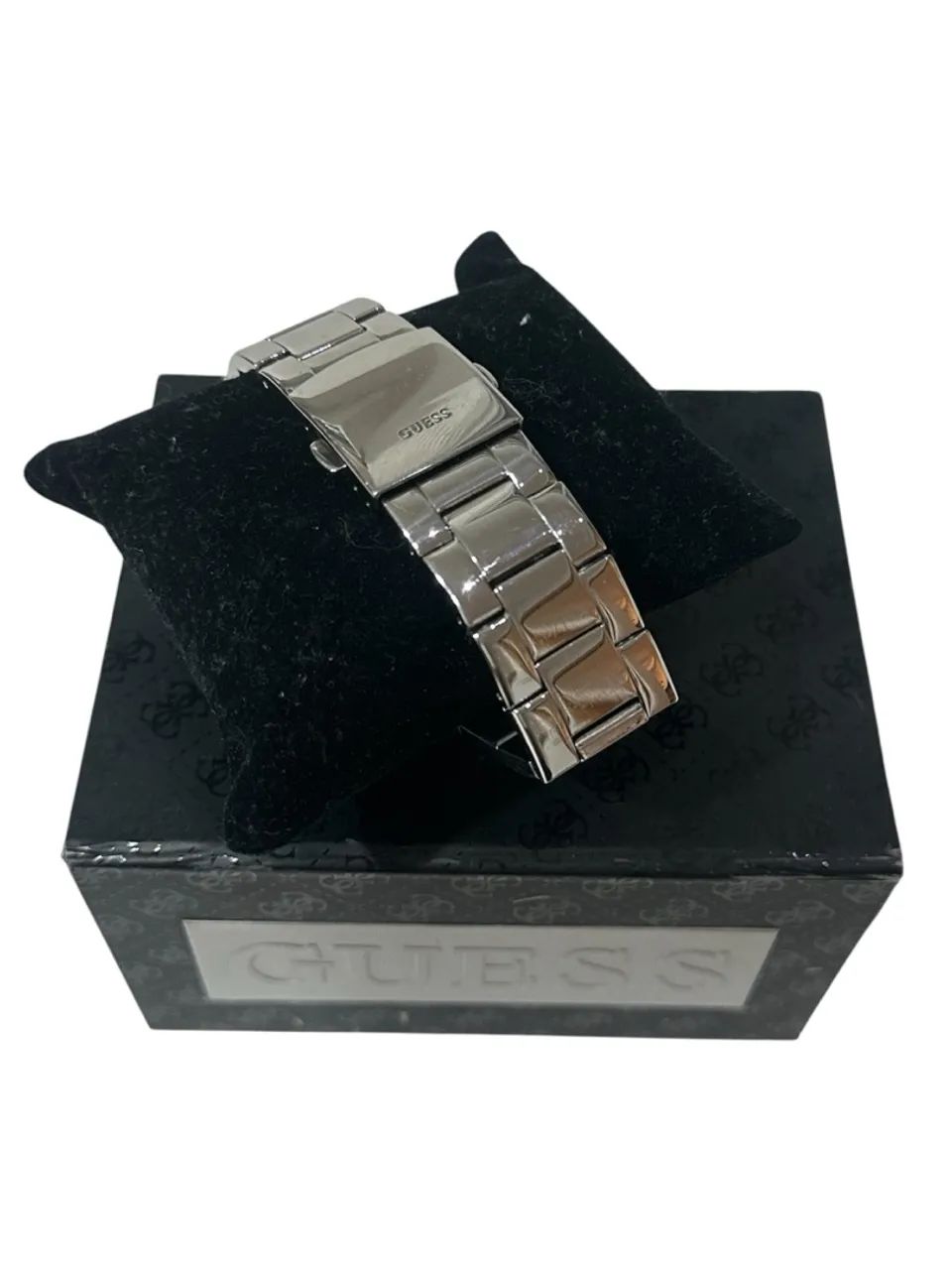 Relógio Guess Black Dial Mens Elegante - Foto 4