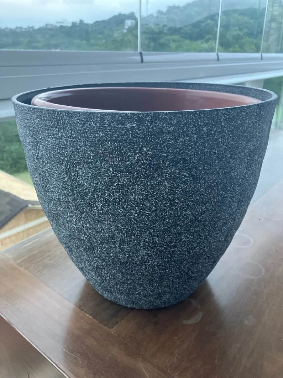 Vaso de planta decorativo