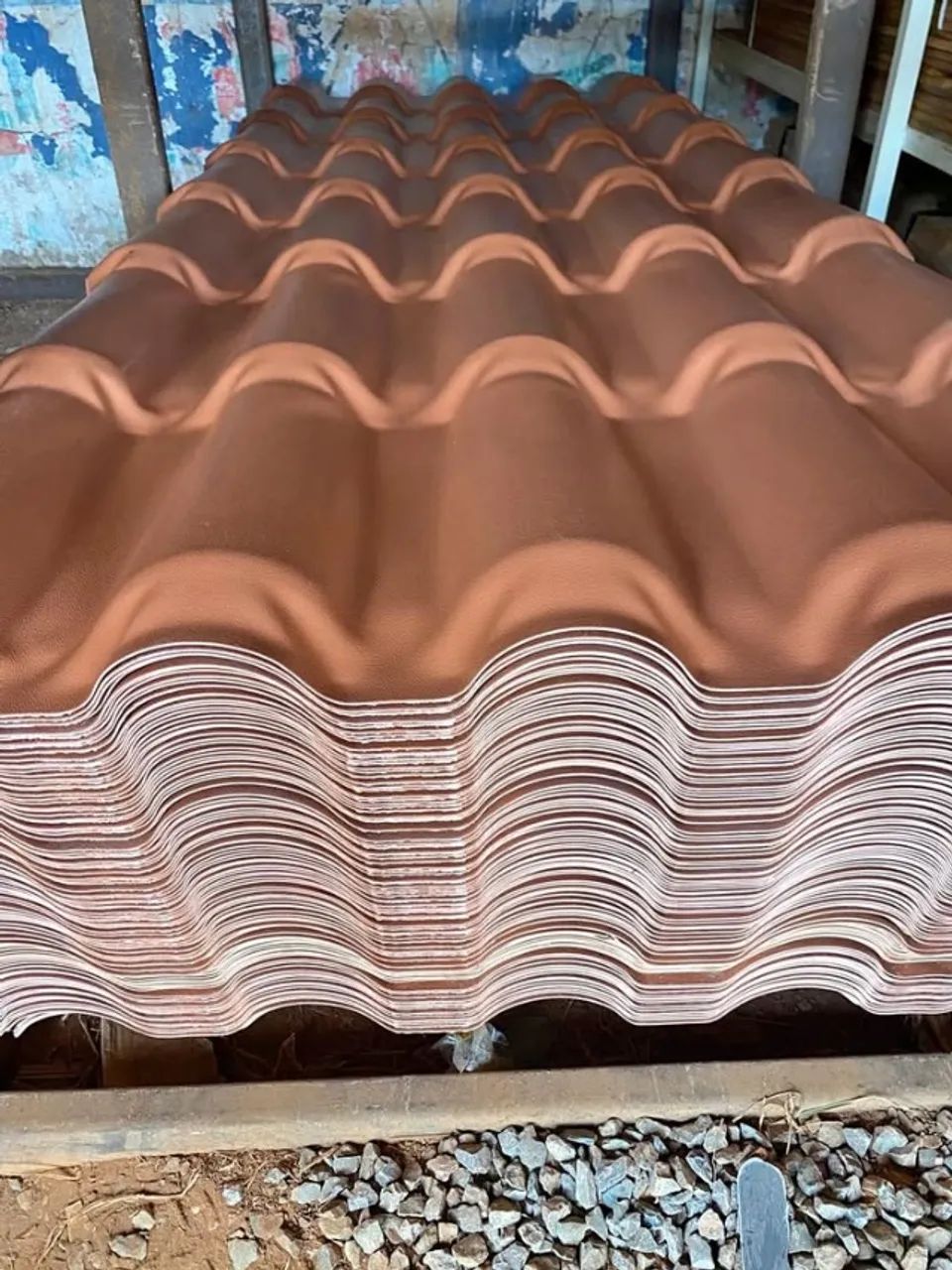Ideal p/ telhados residenciais e comerciais. Telha colonial 2.30x86 Ceramica a vista 69,90