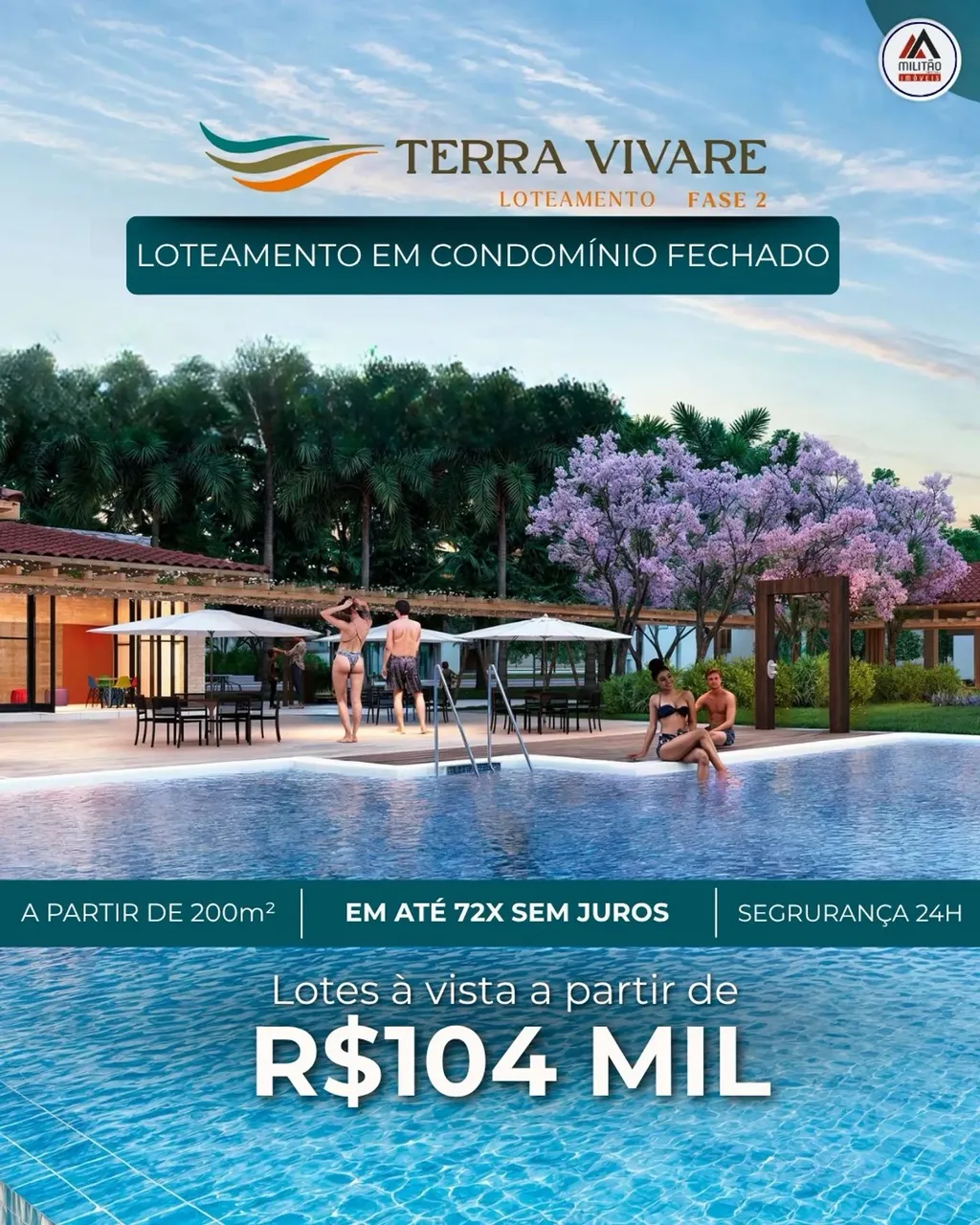 CONDOMÍNIO FECHADO PRÓXIMO AO BEACH PARK