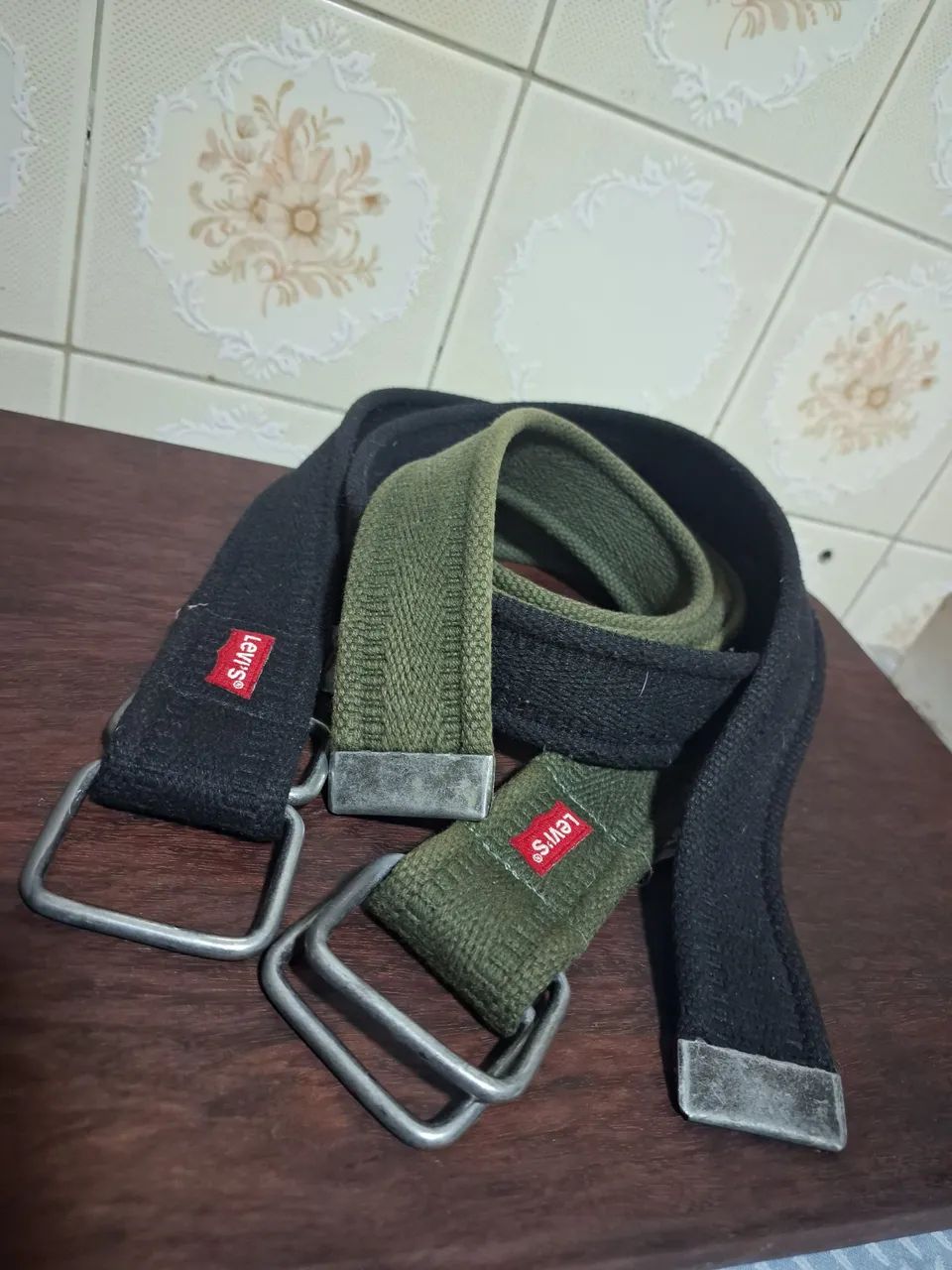 Cintos Levi's - Verde e Preto - Foto 2