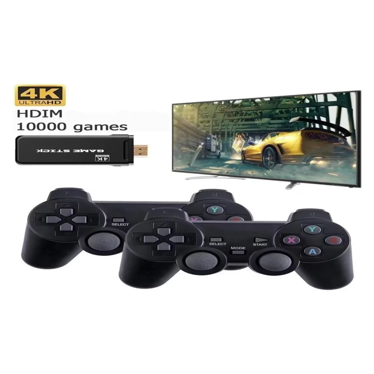 Game Stick 4K com Controle para Android TV Box - Foto 3