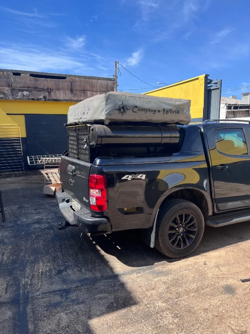 Barraca de teto automotiva