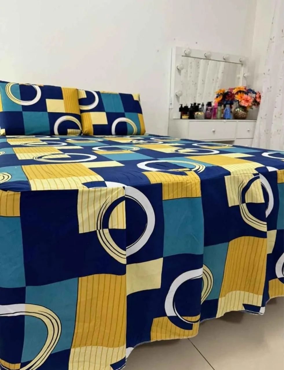 Jogo de Cama Casal com estampas diversas  - Foto 4