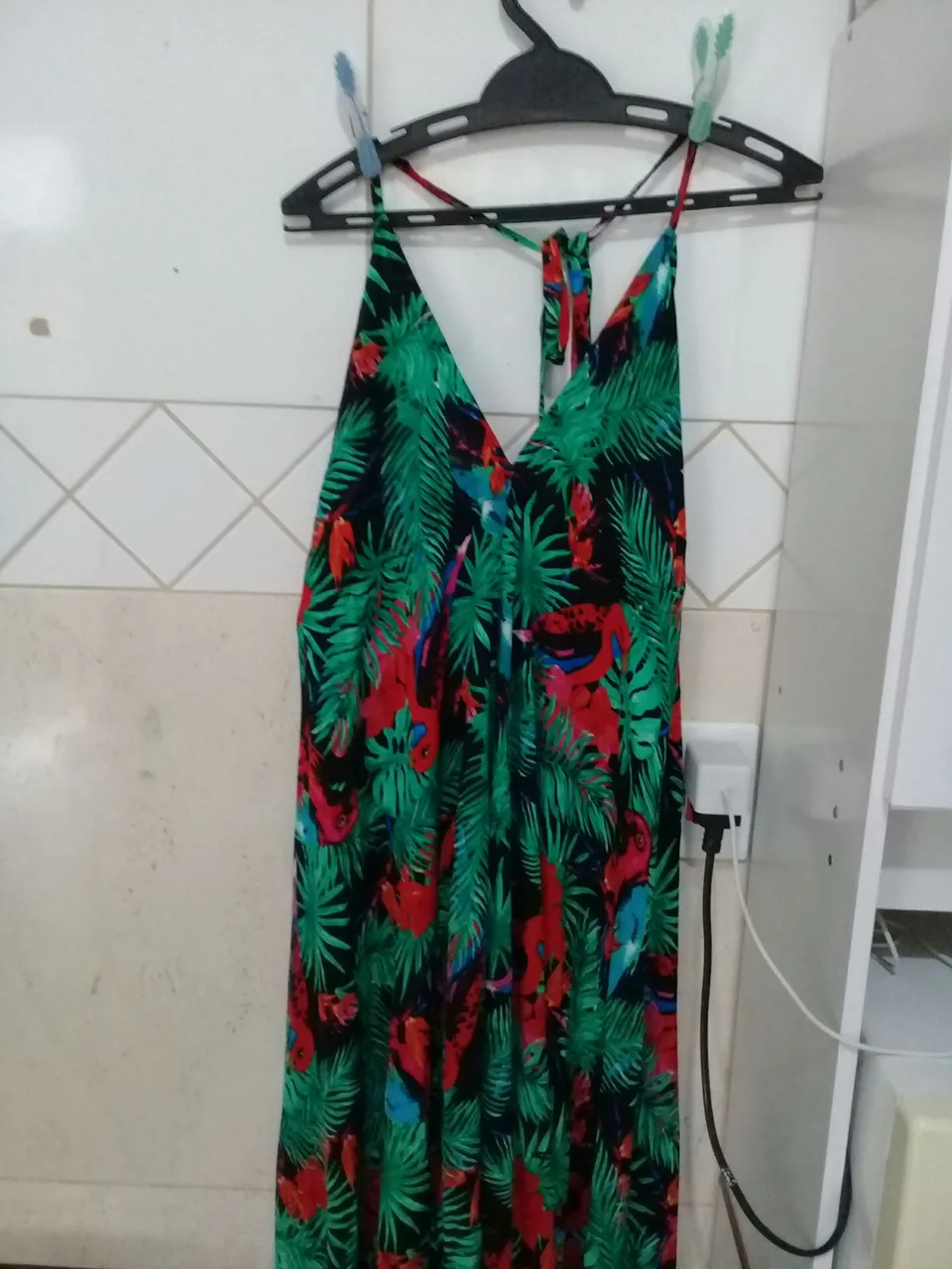 Vestido Longo florido  N°36/38