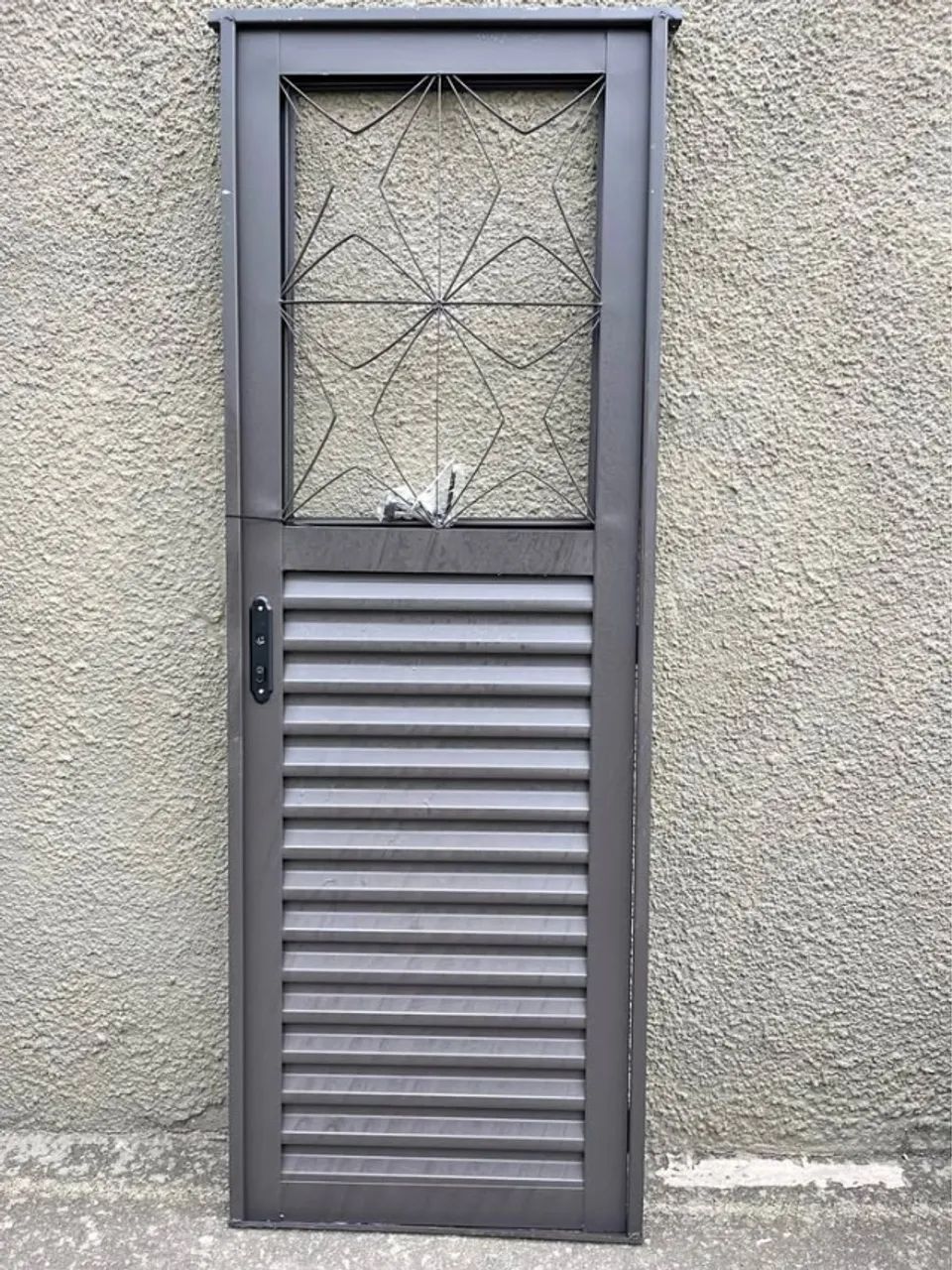 porta estrela meia chapa ferro zarcão - Foto 2