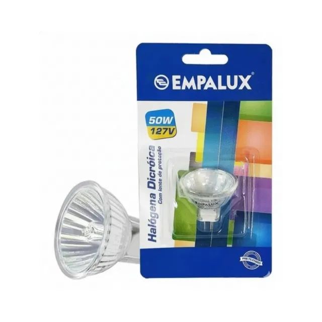 Lâmpada Halógena Mini Dicroica Com Lente Cor da luz Branco-quente