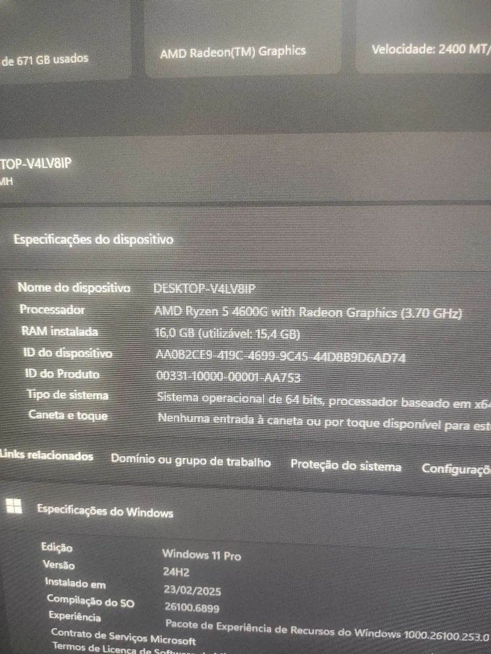 Pc Ryzen 5 4600g  - Foto 4
