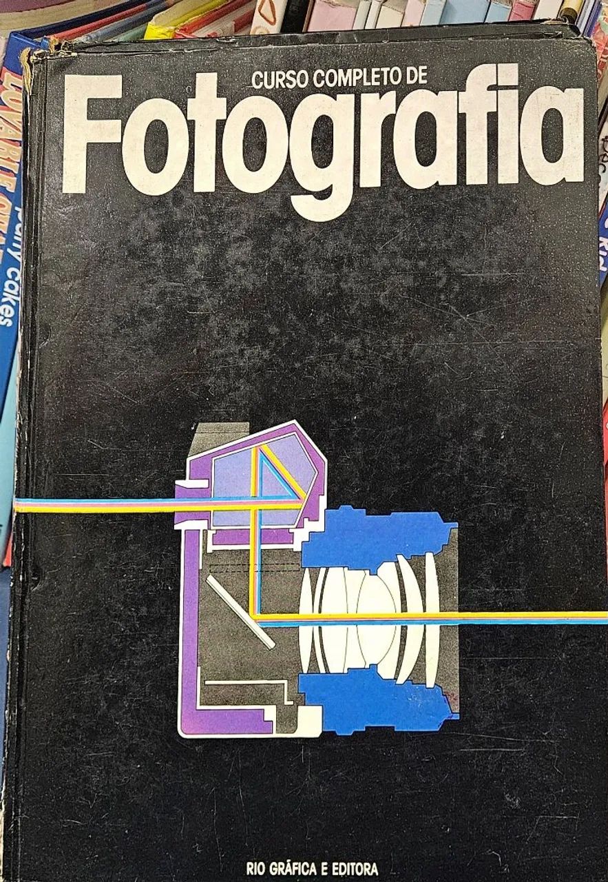 Livro curso completo de fotografia 2 volumes 