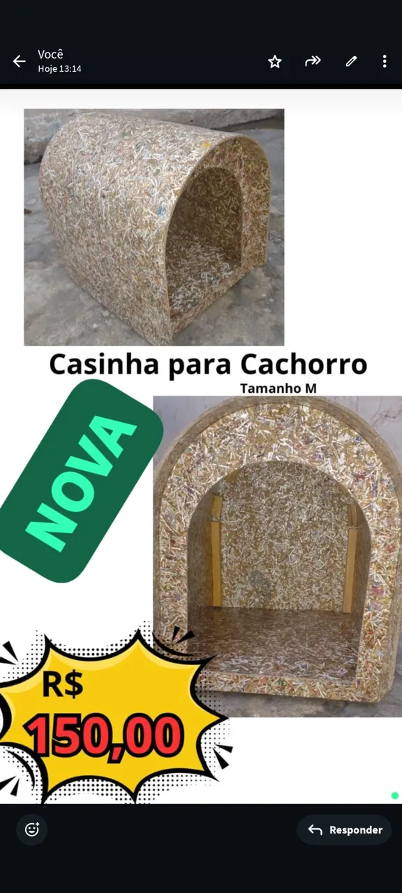 CASINHA PET ?NOVA ( Tamanho MÉDIA)