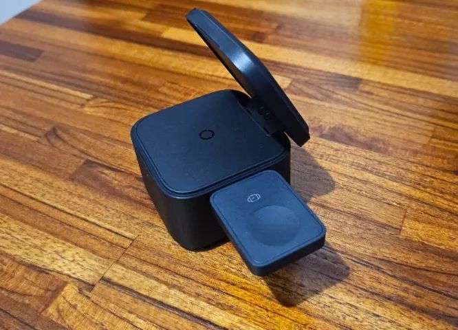 Baseus 3 em 1 Carregador Magnético Wireless 25W - Praticamente Novo - Foto 3